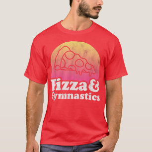 Camiseta Pizza e ginástica ou T-Shirt ginasta