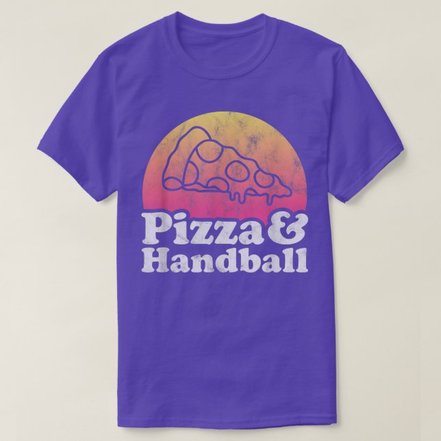 Camiseta Pizza e Handball (Frente do Design)