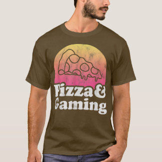 Camiseta Pizza e Jogos ou Jogador