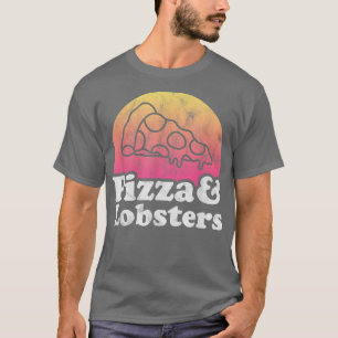 Camiseta Pizza e lagosta ou lagosta