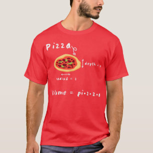 Camiseta Pizza E Matemática - Meme Engraçado Professor De M