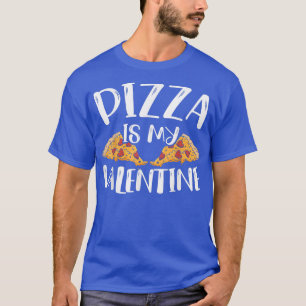 Camiseta Pizza É Meu Dia de os namorados Coração Foodie Ita