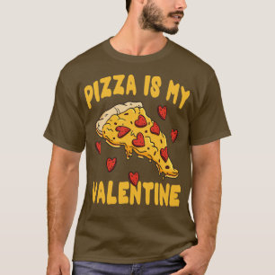 Camiseta Pizza É Meu Dia de os namorados De Santo De Namora