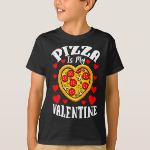 Camiseta Pizza É Meu Namorado Dia Dos Namorados Meninos Cri
