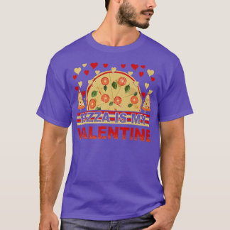 Camiseta Pizza É Meu Namorados Coração Brincadeiras Rapazes