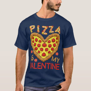 Camiseta Pizza É Meu Namorados Engraçado Crianças Dias de o