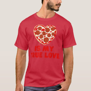 Camiseta Pizza é meu verdadeiro amor