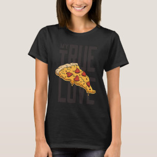 Camiseta Pizza é meu verdadeiro amor dia dos namorados 14 d