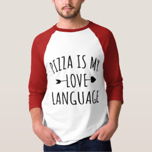 Camiseta Pizza é Minha Linguagem do Amor - Amantes de Pizza