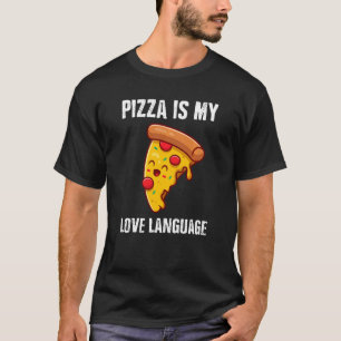 Camiseta Pizza É Minha Linguagem do Amor Pizza Divertida