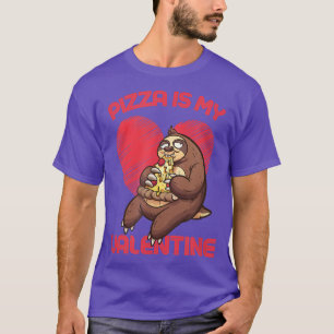 Camiseta Pizza É Minha Namorados - Pizza De Comida Engraçad