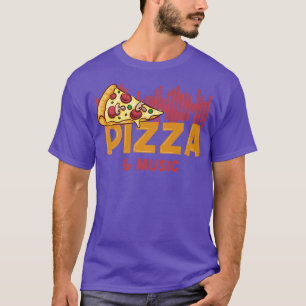 Camiseta Pizza E Notas Musicais Clef Chef 14062950