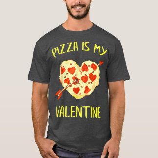 Camiseta Pizza É O Meu Namorados Engraçado Dia de os namora