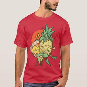 Camiseta Pizza E Pineaple Apaixonadas Pela Pizza Havaiana P