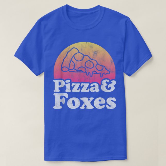 Camiseta Pizza e Raposa ou Fo (Frente do Design)
