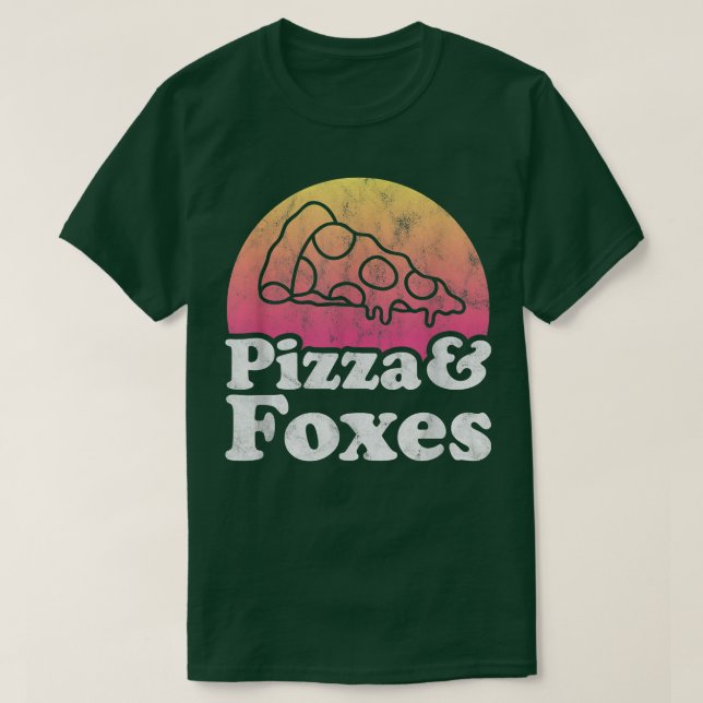Camiseta Pizza e Raposa ou Fo (Frente do Design)