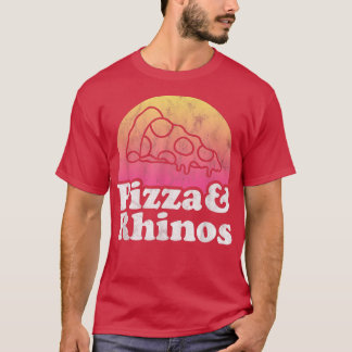 Camiseta Pizza e Rinocerontes ou Rinocerontes Rino
