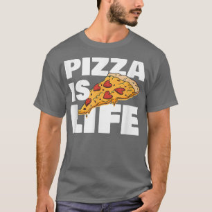Camiseta Pizza é T-Shirt da vida