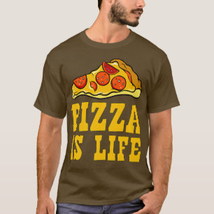Camiseta Pizza é Trabalho de arte de Fatia de Pizza Vida