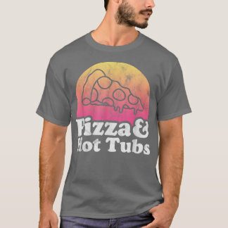 Camiseta Pizza e Tubos Quentes ou Tubo Quente