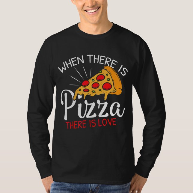 Camiseta Pizza É Uma Fatia De Amor Do Céu (Frente)