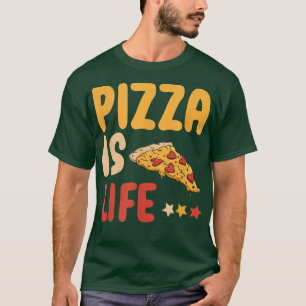 Camiseta Pizza É Vida Comida Rápida Sobre Pizza Engraçada F