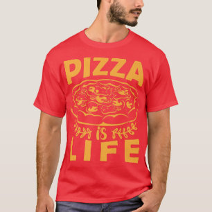Camiseta Pizza é Vida Engraçada Pizza Pizza Pizza Pizza Por