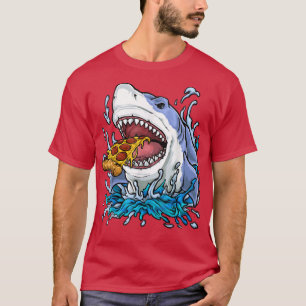 Camiseta Pizza Eating Shark 