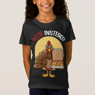 Camiseta Pizza Em Vez Disso Entrega Turquia Sarcastic Thank