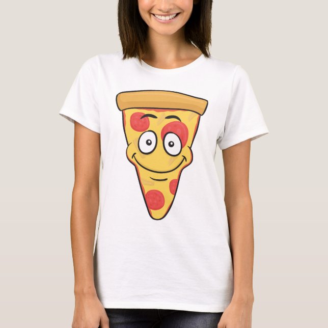 Camiseta Pizza Emoji (Frente)