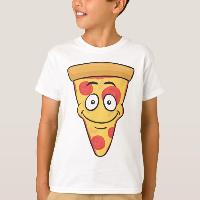 Camiseta Pizza Emoji (Frente)