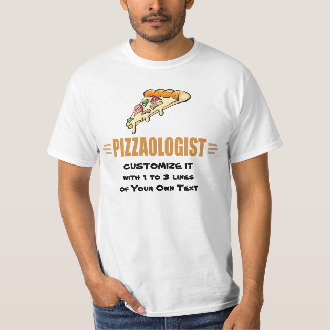 Camiseta Pizza Engraçada (Frente)
