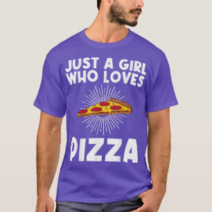 Camiseta Pizza Engraçada Arte Para Meninas Meninas Mãe Pizz