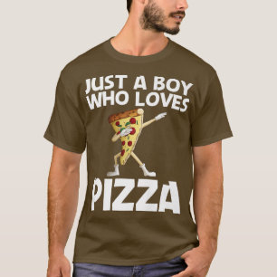 Camiseta Pizza Engraçada Arte Para Meninos Pizza Slice Ital