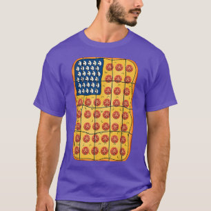 Camiseta Pizza Engraçada com Independência dos EUA Feliz 4t