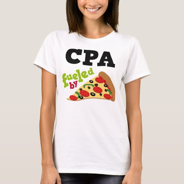 Camiseta Pizza (engraçada) de Cpa (Frente)