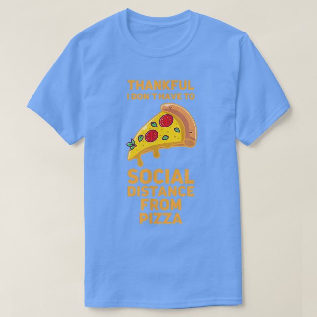 Camiseta Pizza Engraçada Foodie 117 384 (Frente do Design)
