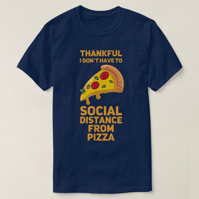 Camiseta Pizza Engraçada Foodie 118 385 (Frente do Design)