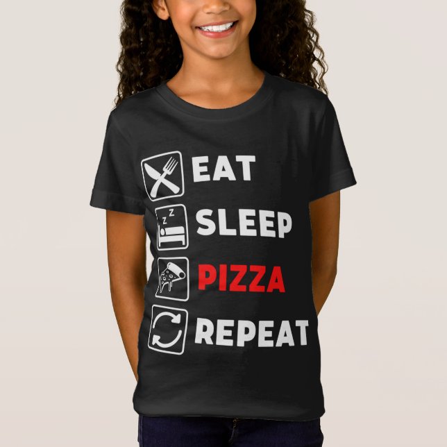 Camiseta Pizza Engraçada Ideia do Presente - Pizza (Frente)