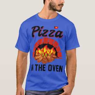 Camiseta Pizza Engraçada Na Gravidez Forno De Mulheres