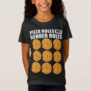Camiseta Pizza Engraçada Não Papel De Gênero Presente Para