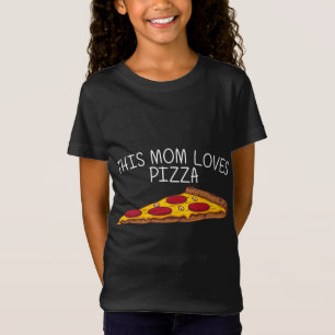 Camiseta Pizza Engraçada Para Mamãe Mãe Comida Italiana