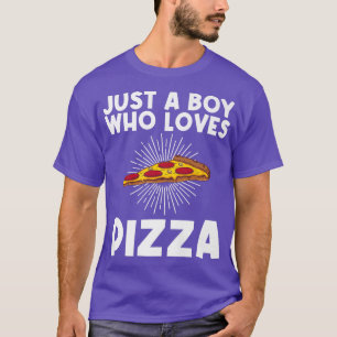 Camiseta Pizza Engraçada Para Meninos Pizza Italiana Sl