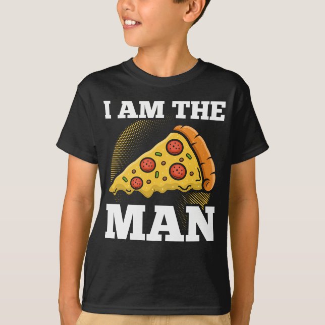 Camiseta Pizza Engraçada Pizza Rápida Tampa (Frente)