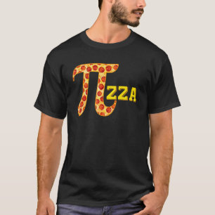 Camiseta Pizza Engraçada Símbolo de Matemática Pizza Amante