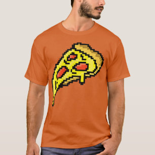 Camiseta Pizza Engraçado Comida Rápida Jogos de Arte em Pix