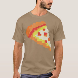 Camiseta Pizza Engraçado Comida Rápida Jogos de Piel Art