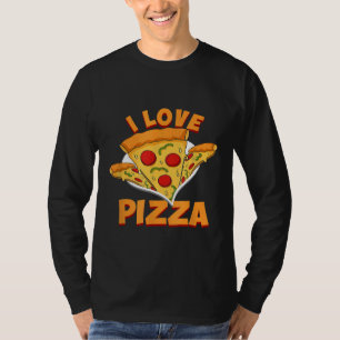Camiseta Pizza Eu Amo Comida Chef Restaurante