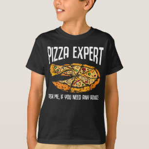 Camiseta Pizza Expert Engraçado Pizza Advice