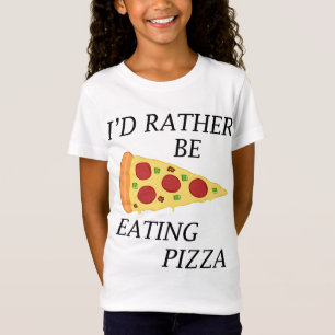 Camiseta Pizza Fan Preferencialmente Comendo Pizza Engraçad